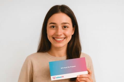 sti test frau blog